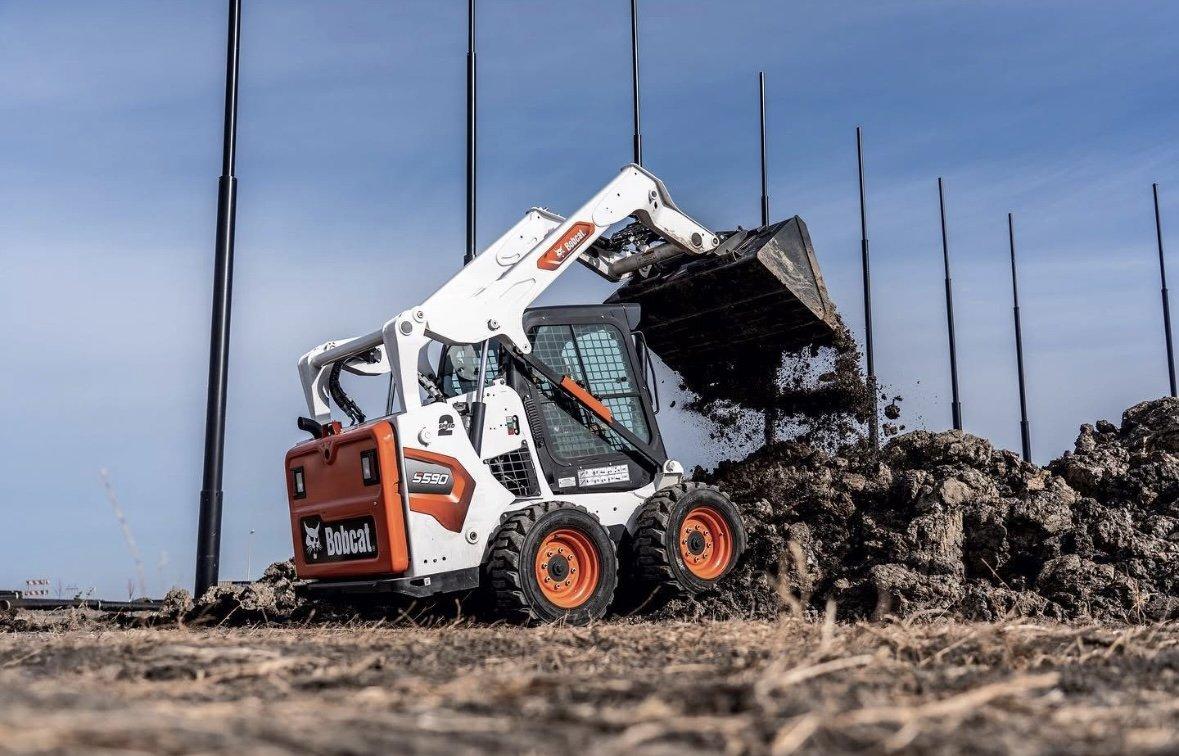 Material and ground preparation work in progress